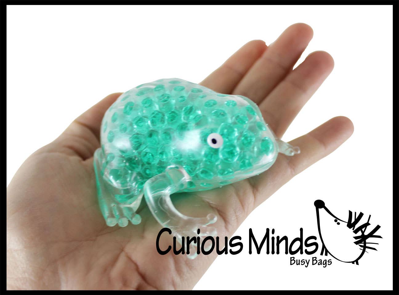 Frog Water Bead Filled Squeeze Stress Ball - Sensory, Stre