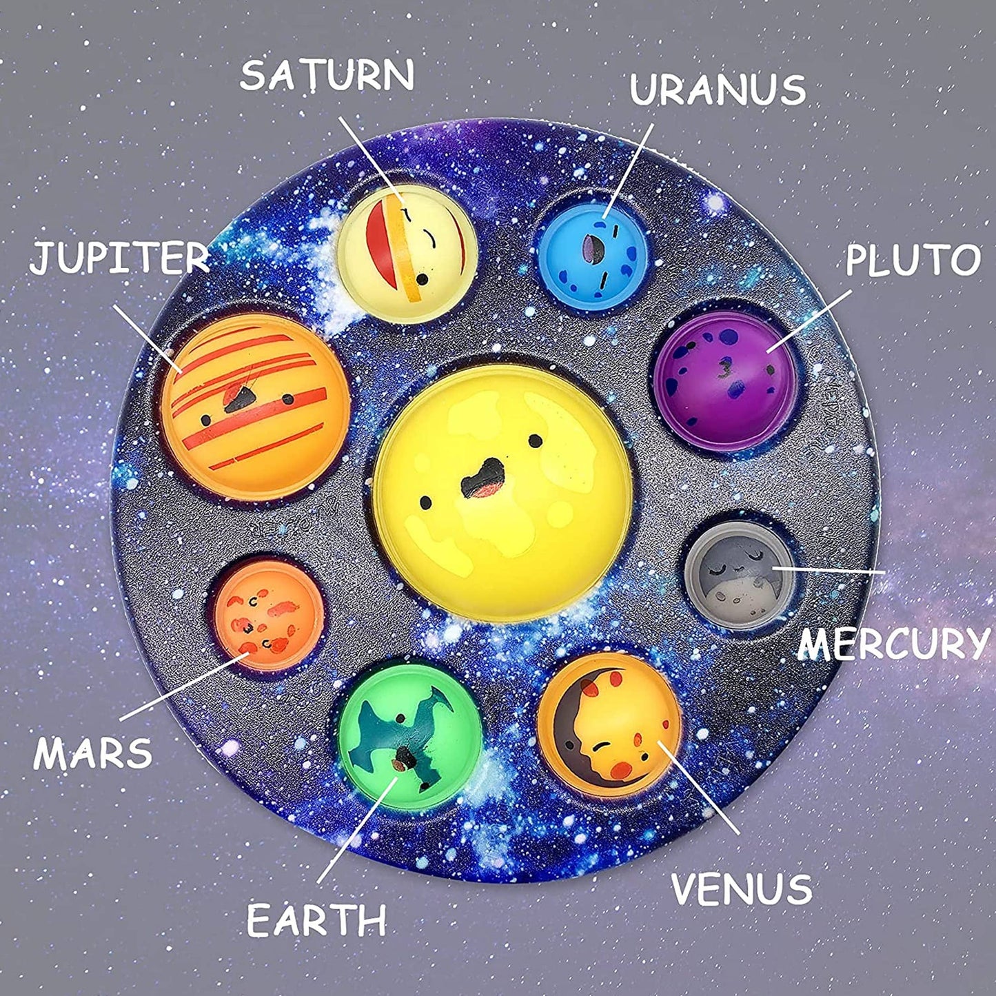 Early Education Solar System Fidget Sensory Kids Toy