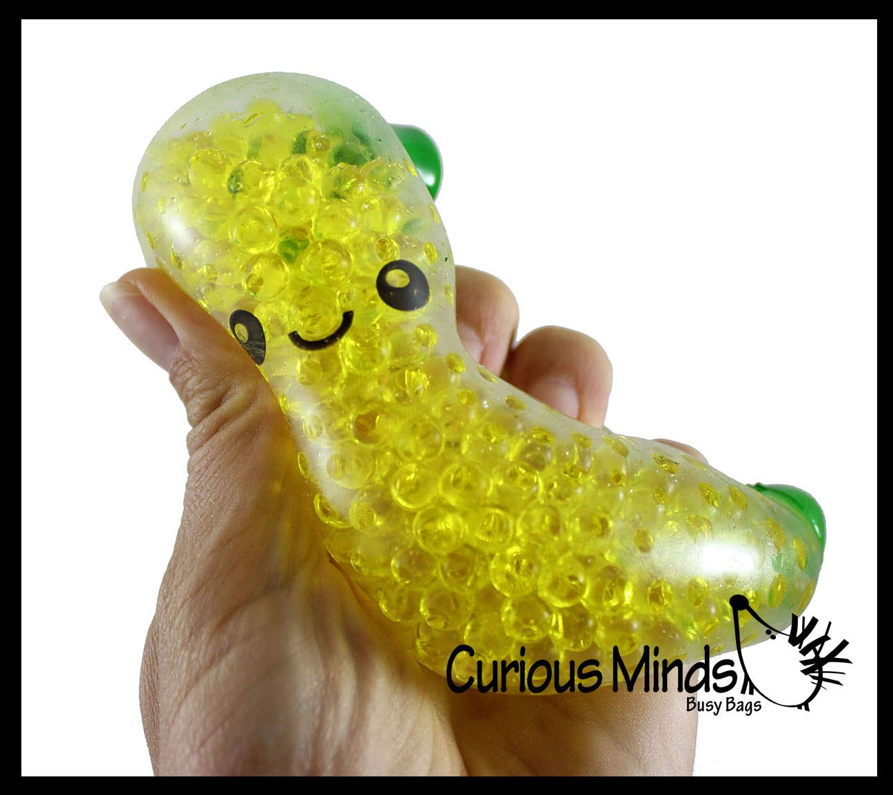 1 Banana Water Bead Filled Squeeze Stress Ball - Sensory,