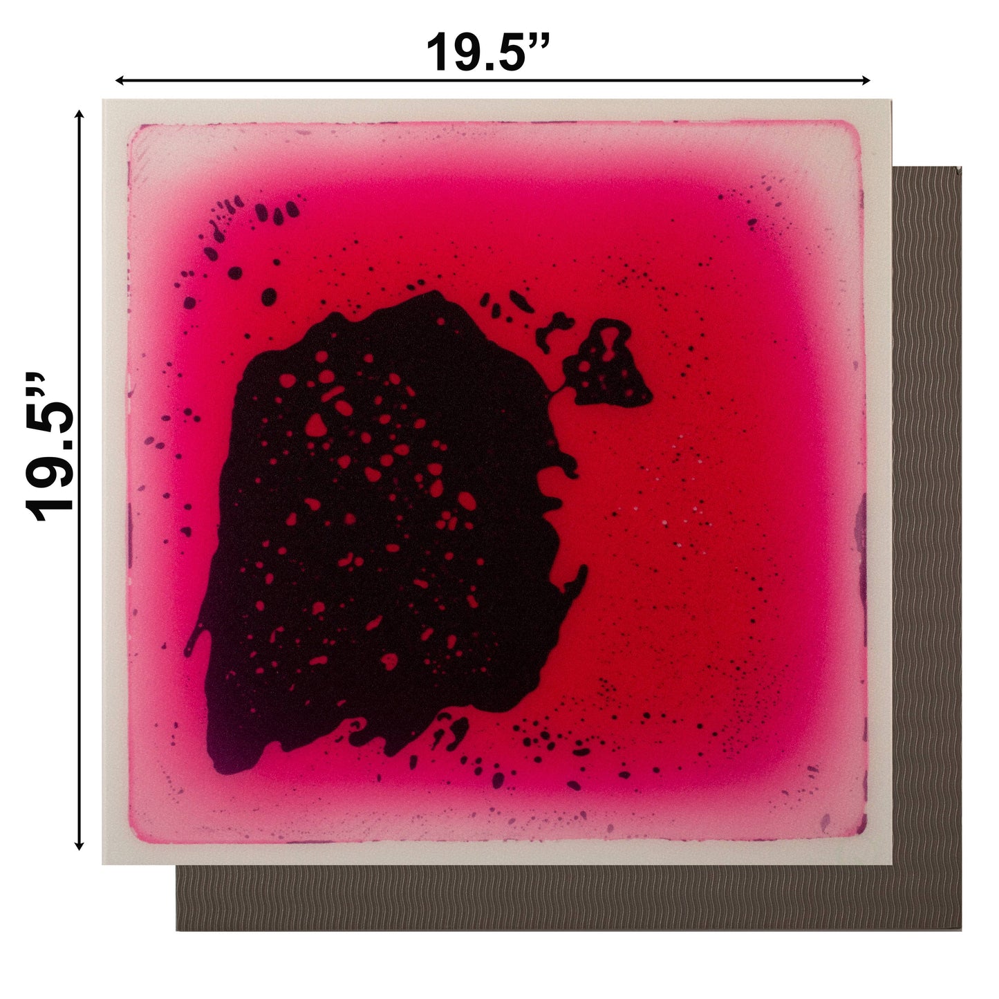 Sensory Liquid Gel Floor Square Tiles, Kids Floor Mat, 4PacK