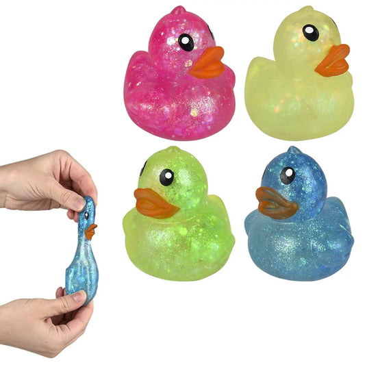Ducky Squeezy Sticky Fidget Kids Toy- Assorted