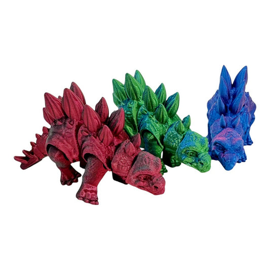 3D Print Chameleon Dinosaur Figure Toy