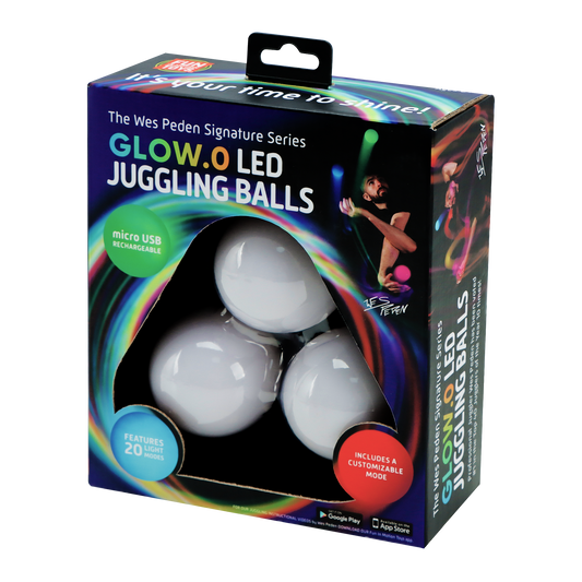 Glow.0 LED Juggling Ball Set, Wes Peden