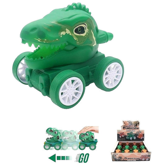 Dinosaur Inertial Push Go Car Toy