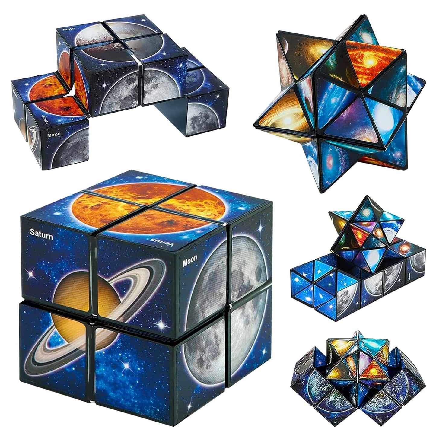 Magic Star Cube Fidget Kids Toys- Assorted