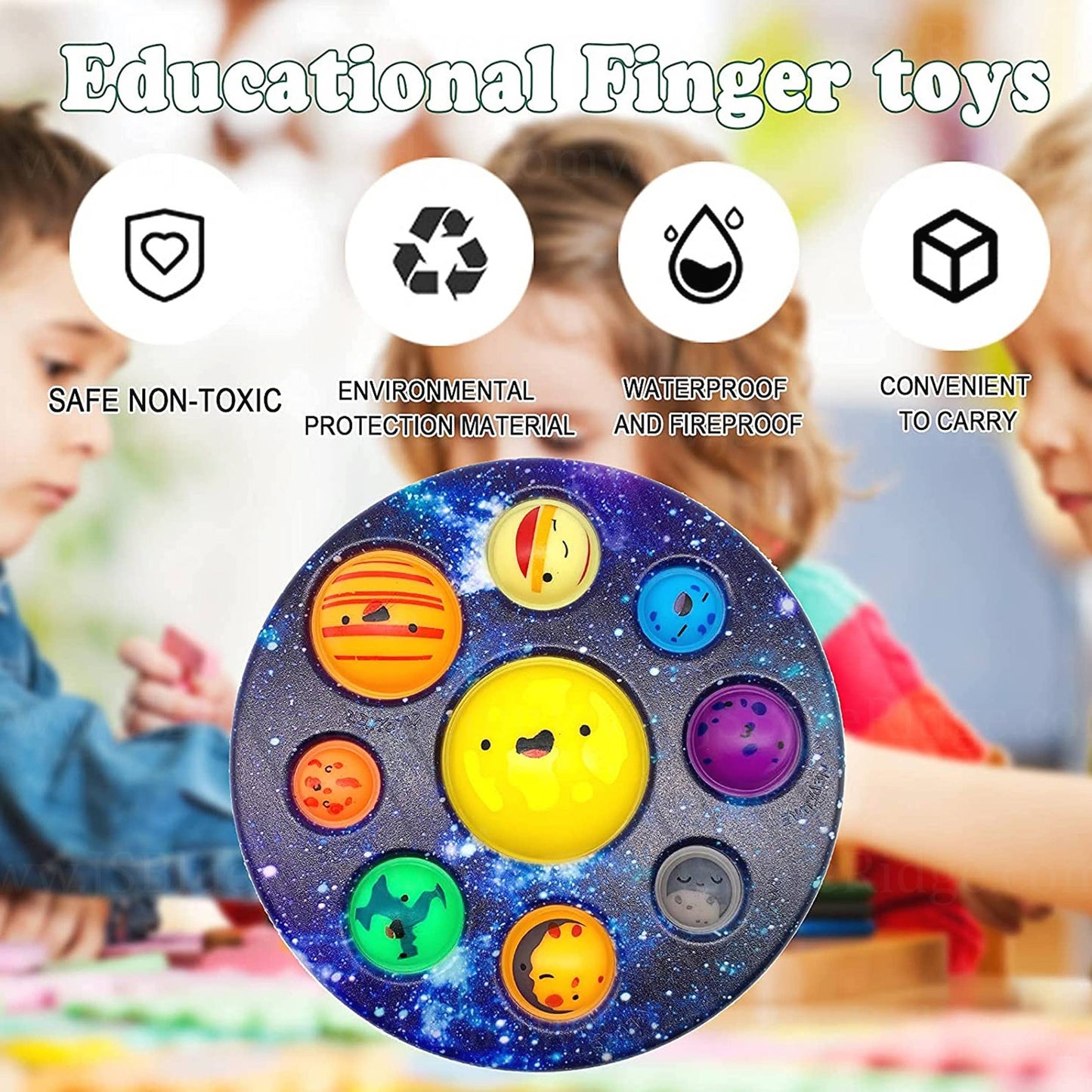 Early Education Solar System Fidget Sensory Kids Toy