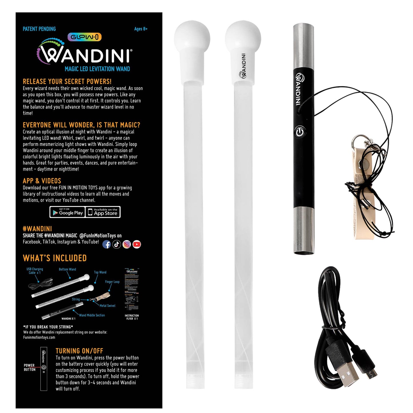Glow.0 Wandini LED Levitation Wand