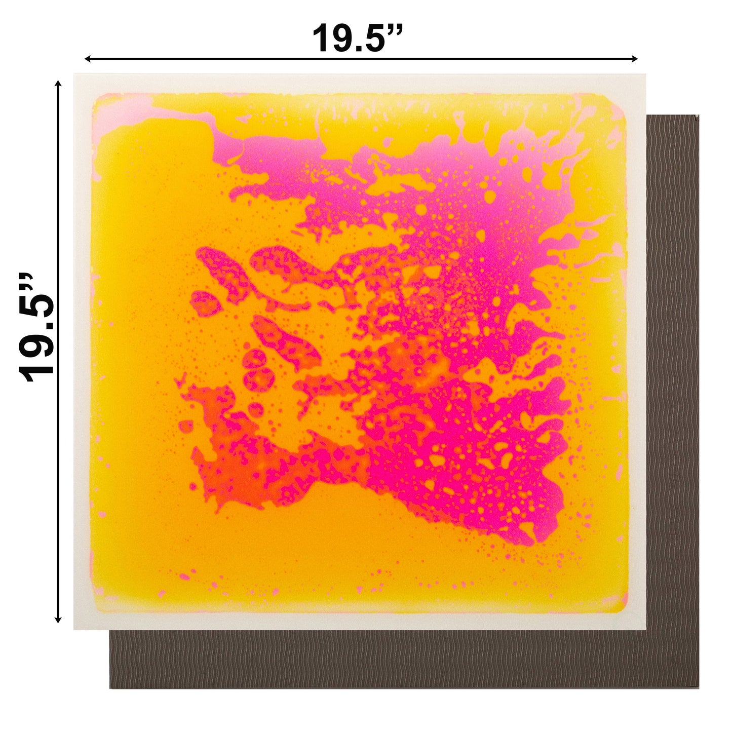 Sensory Liquid Gel Floor Square Tiles, Kids Floor Mat, 4PacK
