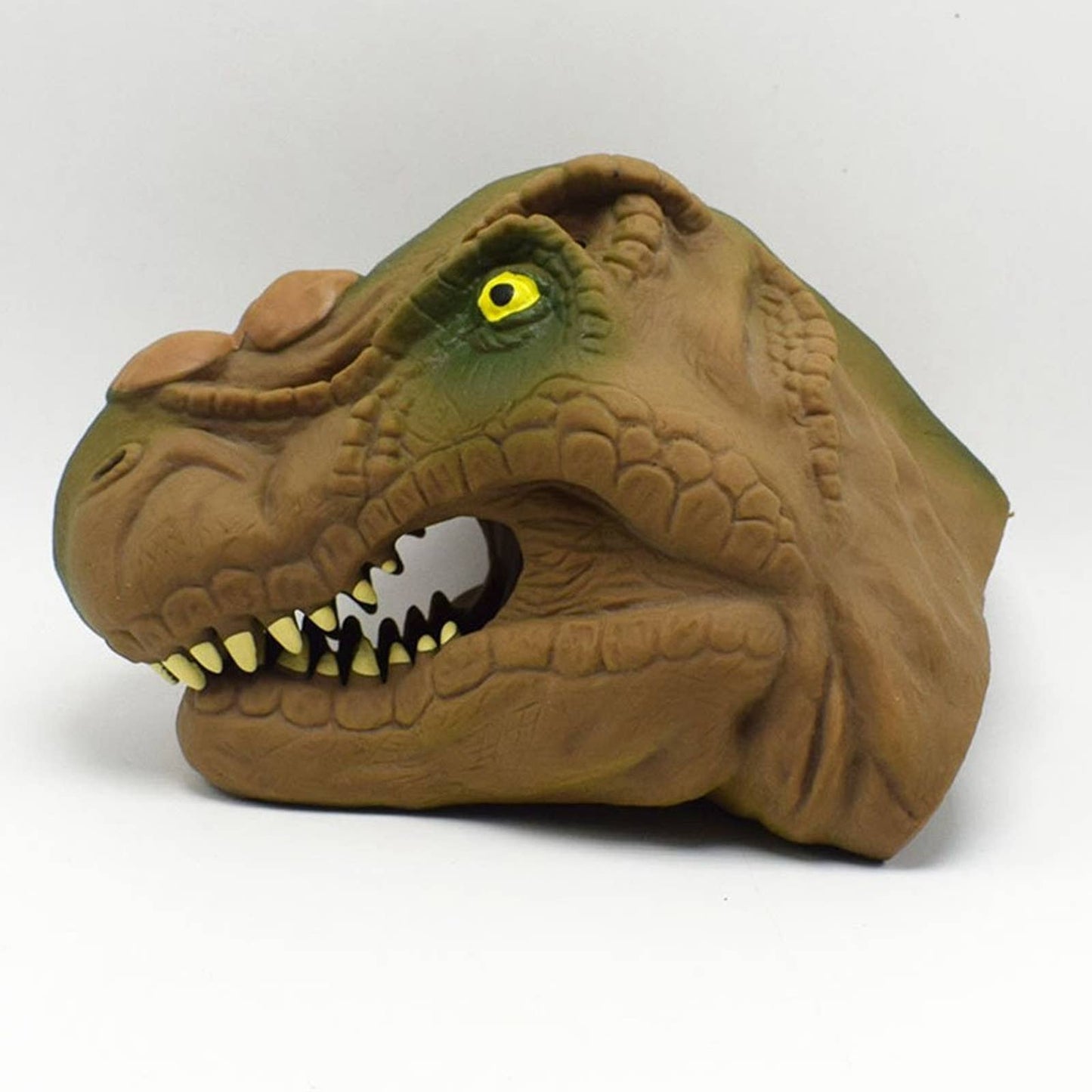 Dinosaur Head Hand Puppet Fidget Kids Toy- Assorted